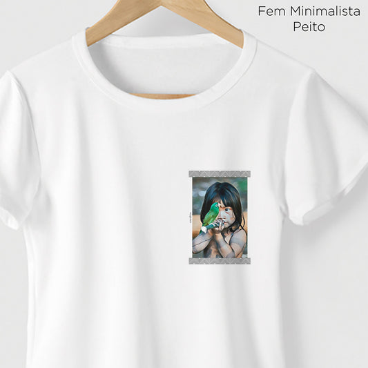 Camiseta Amazônia TUPINIQUINS - BRANCO - cód 0026