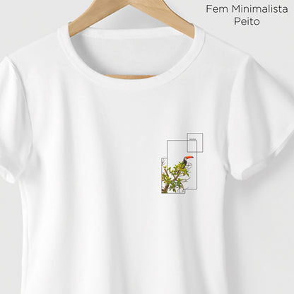 Camiseta Amazônia TUCANO LINDO - BRANCO - cód 0053
