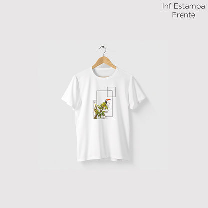 Camiseta Amazônia TUCANO LINDO - BRANCO - cód 0053