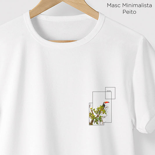 Camiseta Amazônia TUCANO LINDO - BRANCO - cód 0053