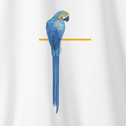 Camiseta Amazônia PERFEIÇÃO ARARA – BRANCO - cód 0070