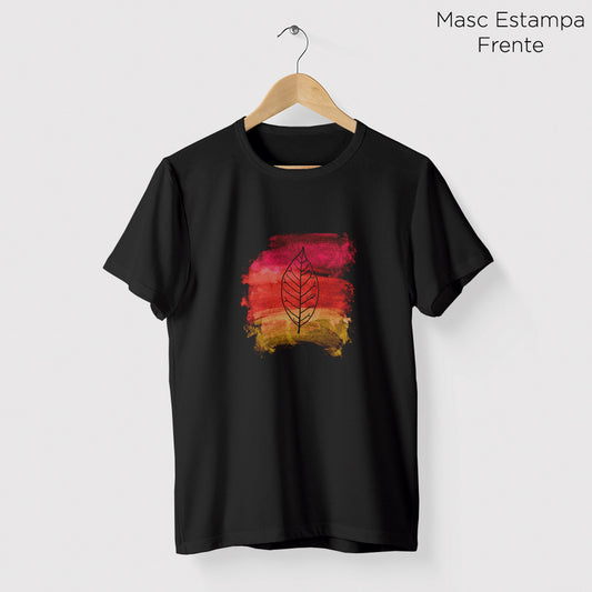 Camiseta Amazônia AQUARELA NATURAL - PRETO - cód 0163