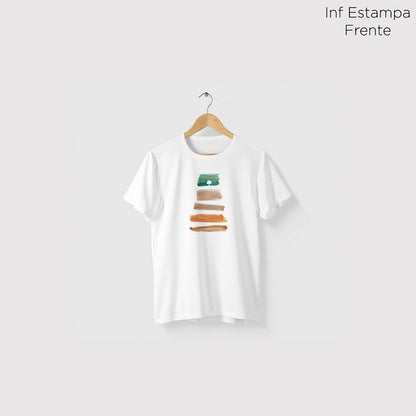 Camiseta Amazônia PACHA MAMA - BRANCO - cód 0170