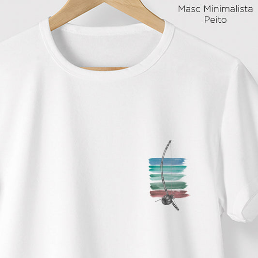 Camiseta Amazônia BERIMBAU AQUARELA - BRANCO - cód 0233