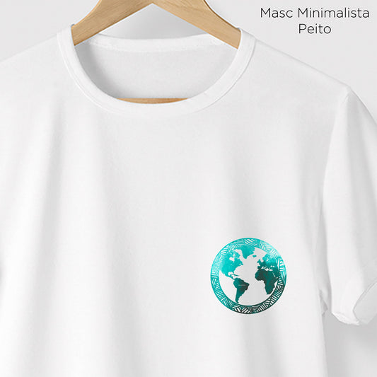 Camiseta Amazônia MUNDO TERRA - BRANCO - cód 0241