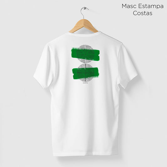 Camiseta Amazônia ARTE GRAFISMO - BRANCO - cód 0317