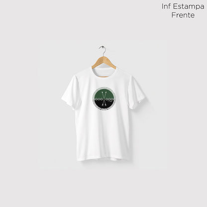 Camiseta Amazônia ETNIA MANDALA - BRANCO - cód 0359
