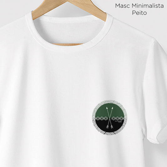 Camiseta Amazônia ETNIA MANDALA - BRANCO - cód 0359