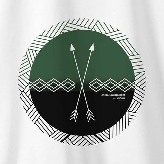 Camiseta Amazônia ETNIA MANDALA - BRANCO - cód 0359