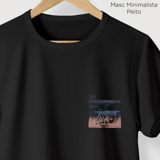 Camiseta Amazônia LIFE IS A RIDE - PRETO - cód 0372