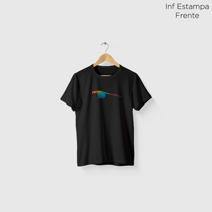 Camiseta Amazônia ARARA SOLO - PRETO - cód 0408