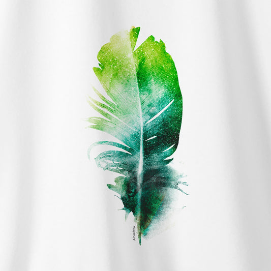 Camiseta Amazônia PENA PERFEITA - BRANCO - cód 0440