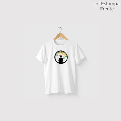 Camiseta Amazônia BUDA LUZ - BRANCO - cód 0453