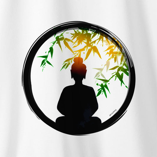 Camiseta Amazônia BUDA LUZ - BRANCO - cód 0453