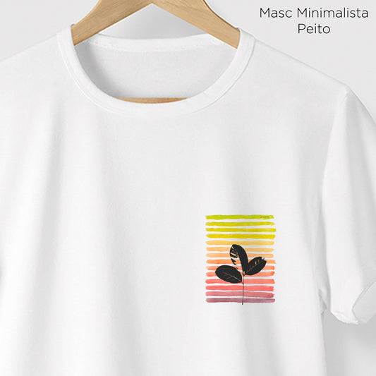 Camiseta Amazônia CORES PLANTA - BRANCO - cód 0467