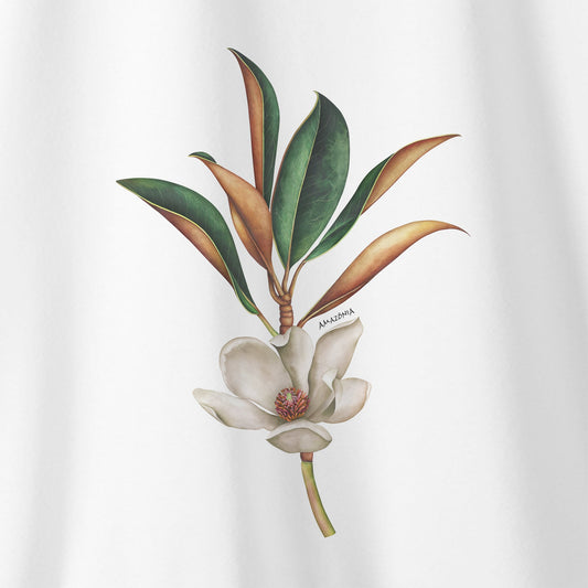 Camiseta Amazônia ARTE FLORA - BRANCO - cód 0469