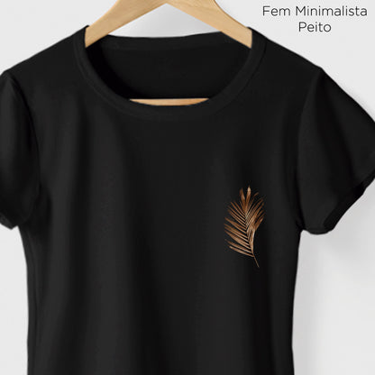 Camiseta Amazônia PALHA DE COQUEIRO - PRETO - cód 0534