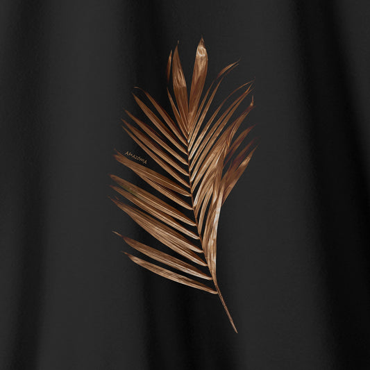 Camiseta Amazônia PALHA DE COQUEIRO - PRETO - cód 0534