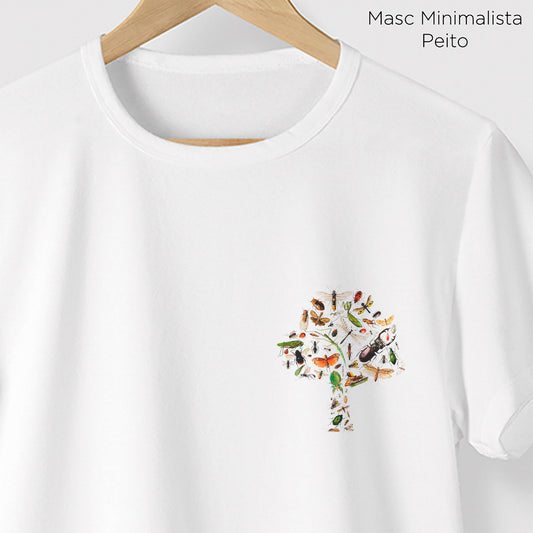 Camiseta Amazônia ENTOMOLOGIA - BRANCO - cód 0538