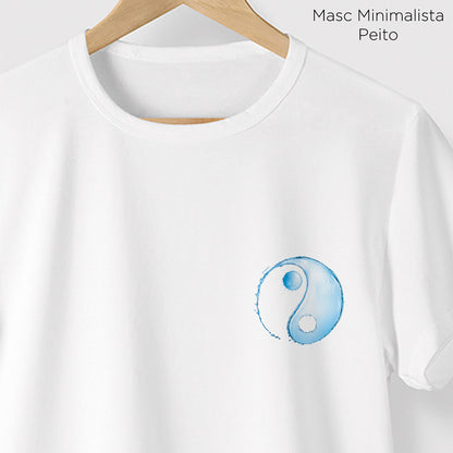 Camiseta Amazônia YIN YANG ÁGUA - BRANCO - cód 0565