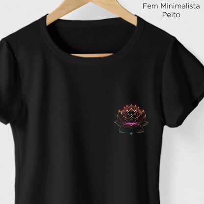 Camiseta Amazônia LÓTUS COR - PRETO - cód 0570