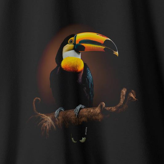 Camiseta Amazônia TUCANO LUAR - PRETO - cód 0575