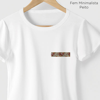 Camiseta Amazônia GRAFISMO INDÍGENA - BRANCO - cód 0580