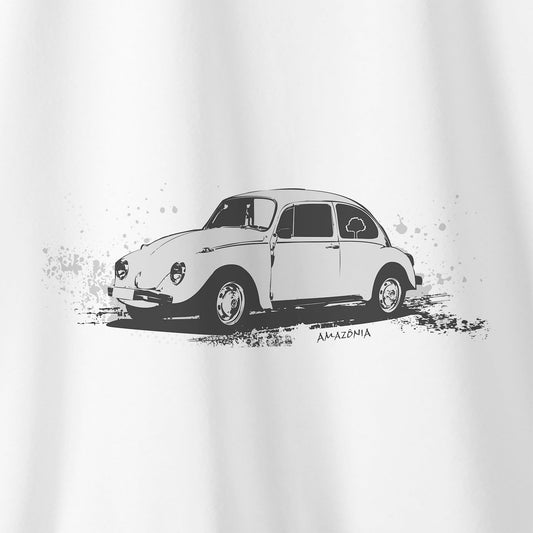 Camiseta Amazônia FUSCA RETRÔ - BRANCO - cód 0665