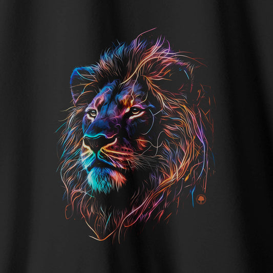 Camiseta Amazônia LEÃO NEON - PRETO - cód 0672