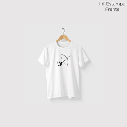 Camiseta Amazônia ARCO E FLECHA - BRANCO - cód 0673