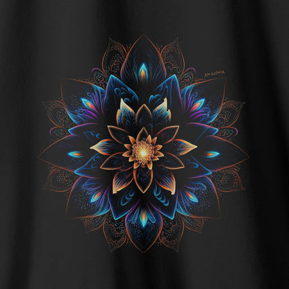 Camiseta Amazônia MANDALA NEON - PRETO - cód 0679