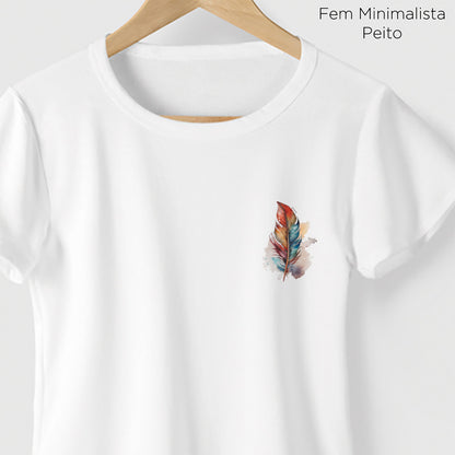 Camiseta Amazônia FEATHER – BRANCO - cód 0695