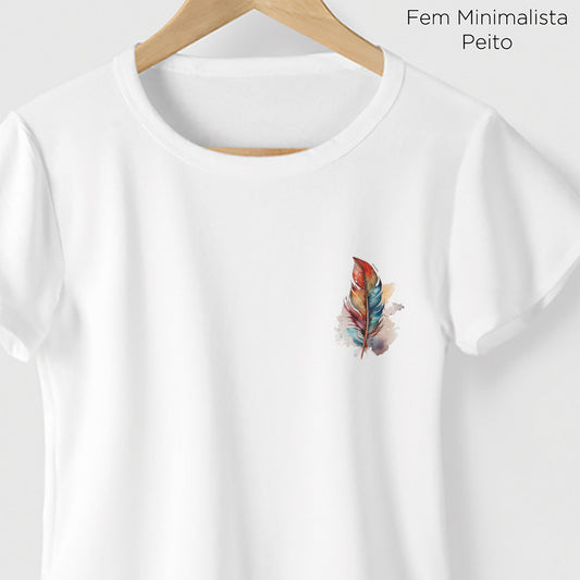 Camiseta Amazônia FEATHER – BRANCO - cód 0695