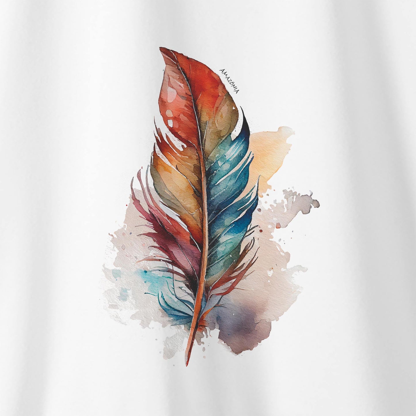 Camiseta Amazônia FEATHER – BRANCO - cód 0695