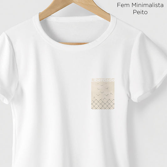 Camiseta Amazônia LIBERDADE - BRANCO - cód 0699