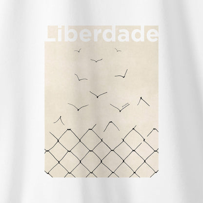 Camiseta Amazônia LIBERDADE - BRANCO - cód 0699