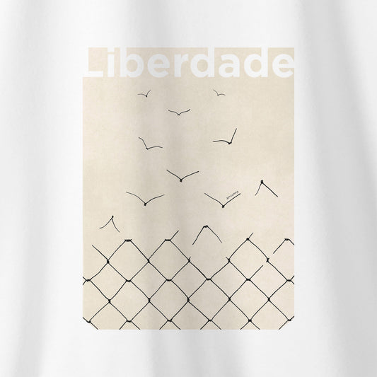 Camiseta Amazônia LIBERDADE - BRANCO - cód 0699
