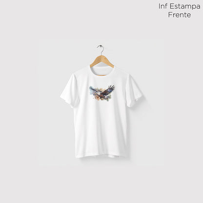 Camiseta Amazônia ÁGUIA - BRANCO - cód 0712