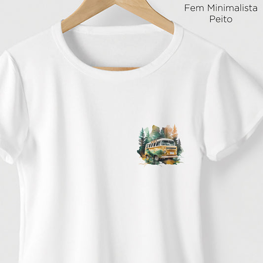 Camiseta Amazônia ROADTRIP - BRANCO - cód 0713