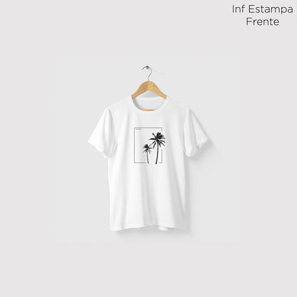 Camiseta Amazônia COQUEIROS - BRANCO - cód 0741