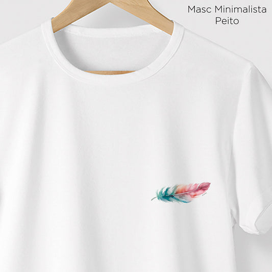 Camiseta Amazônia PENA PERFEITA - BRANCO - cód 0756