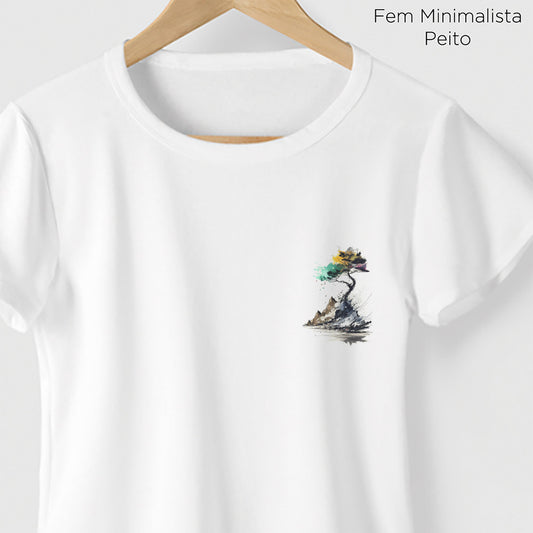 Camiseta Amazônia BONSAI REAL - BRANCO - cód 0761