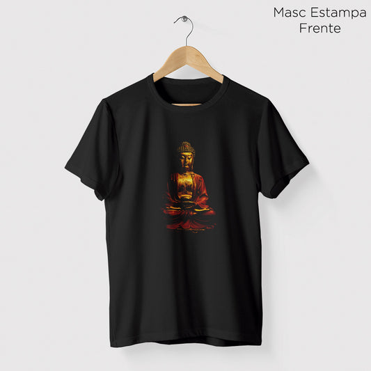 Camiseta Amazônia GOLDEN BUDA - PRETO - cód 0763