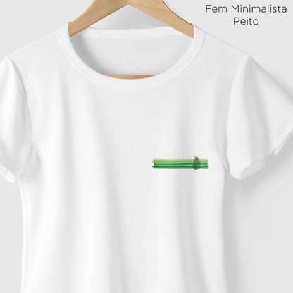 Camiseta Amazônia LEAF STRIPE - BRANCO - cód 0781
