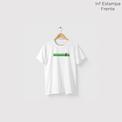 Camiseta Amazônia LEAF STRIPE - BRANCO - cód 0781