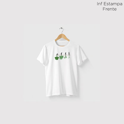 Camiseta Amazônia ASSIM CAMINHA A HUMANIDADE - BRANCO - cód 0789