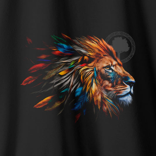 Camiseta Amazônia LION COLORS - PRETO - cód 0809