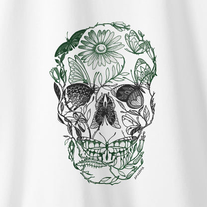 Camiseta Amazônia CAVEIRA NATUREZA - BRANCO - cód 0820