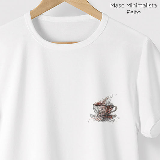 Camiseta Algoodão Branco - cód 0844