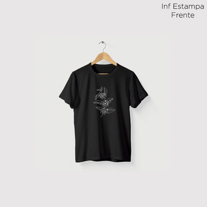 Camiseta Algoodão Preto - cód 0846